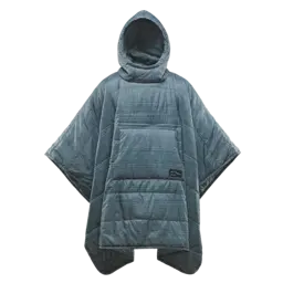 Thermarest Honcho Poncho Blue Woven Print