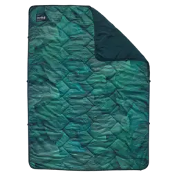 Thermarest Stellar Blanket Green Wave Print